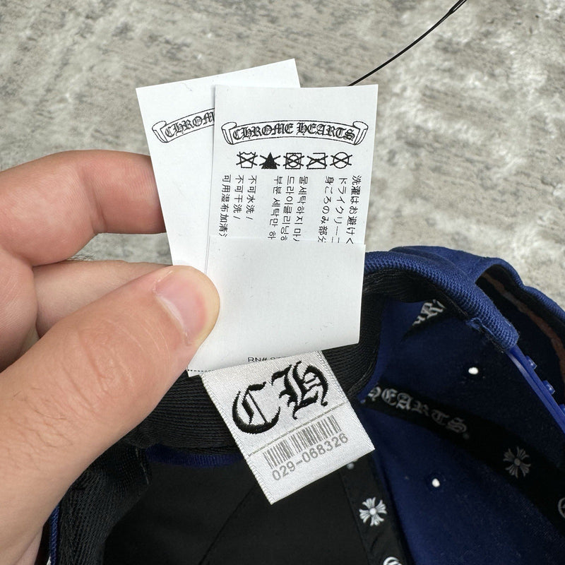 Chrome Hearts CH Baseball Hat ‘blue Orange’ 