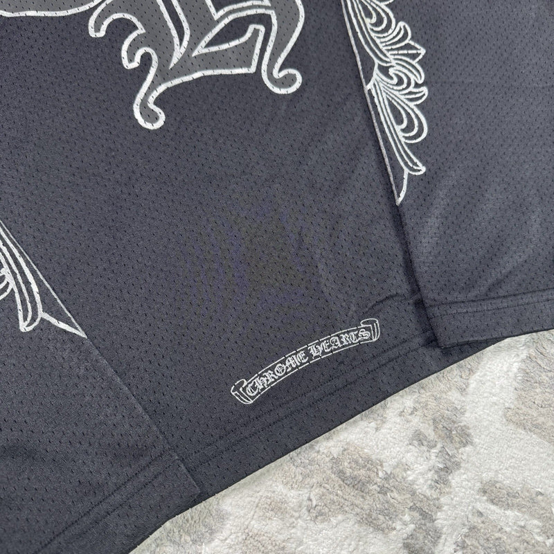 Chrome Hearts Mesh CH Stadium Long Sleeve Jersey 