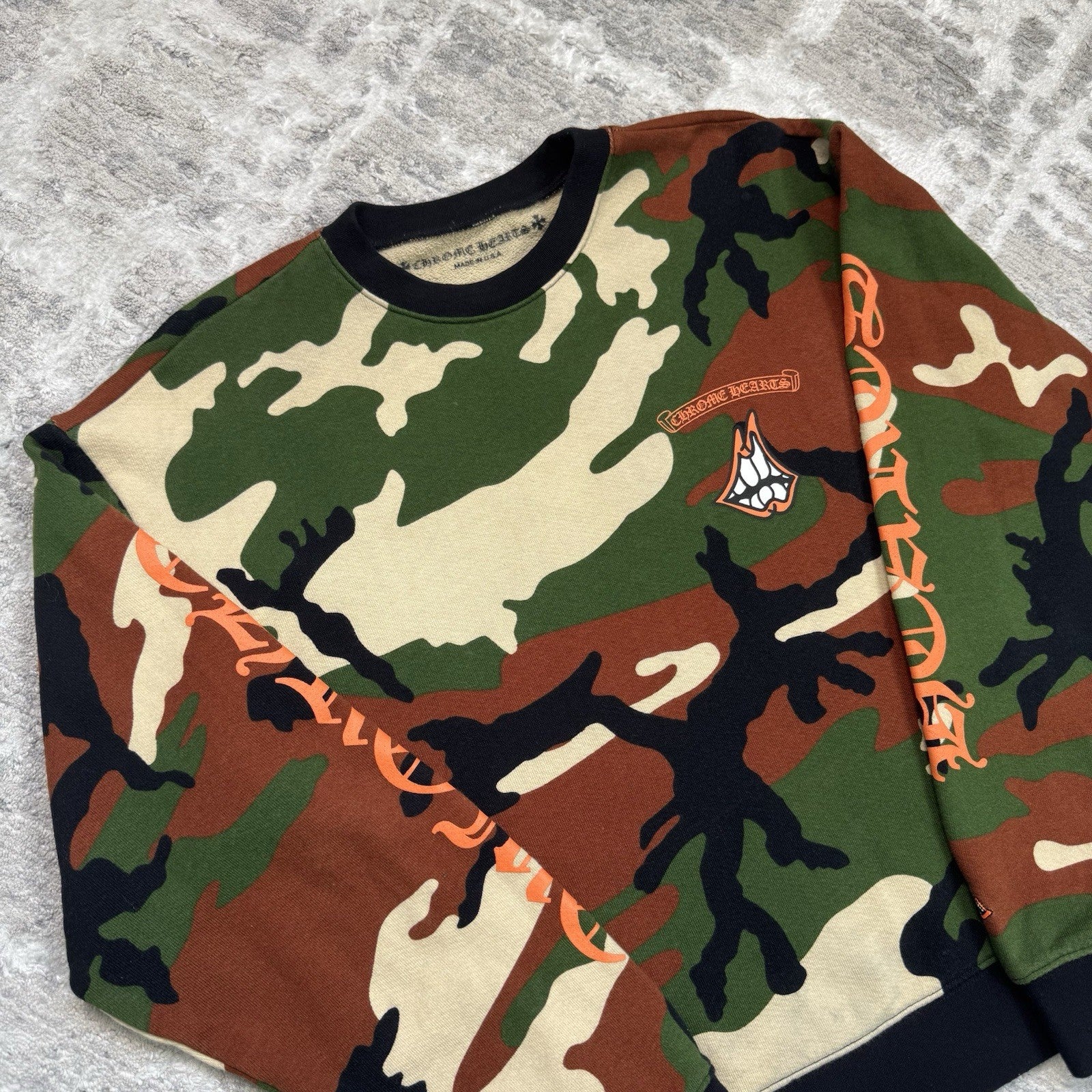 Chrome Hearts Matty Boy Caution Pullover Hoodie 