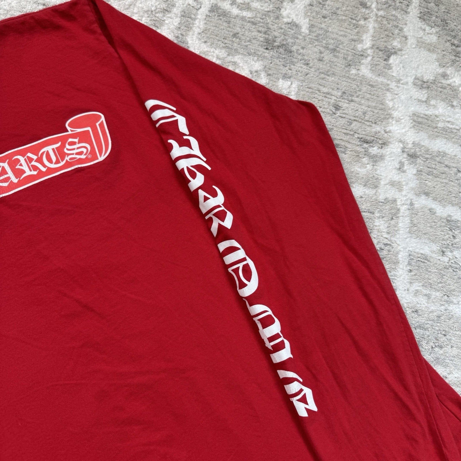 Chrome Hearts Scroll Logo Long Sleeve Tee Shirt 