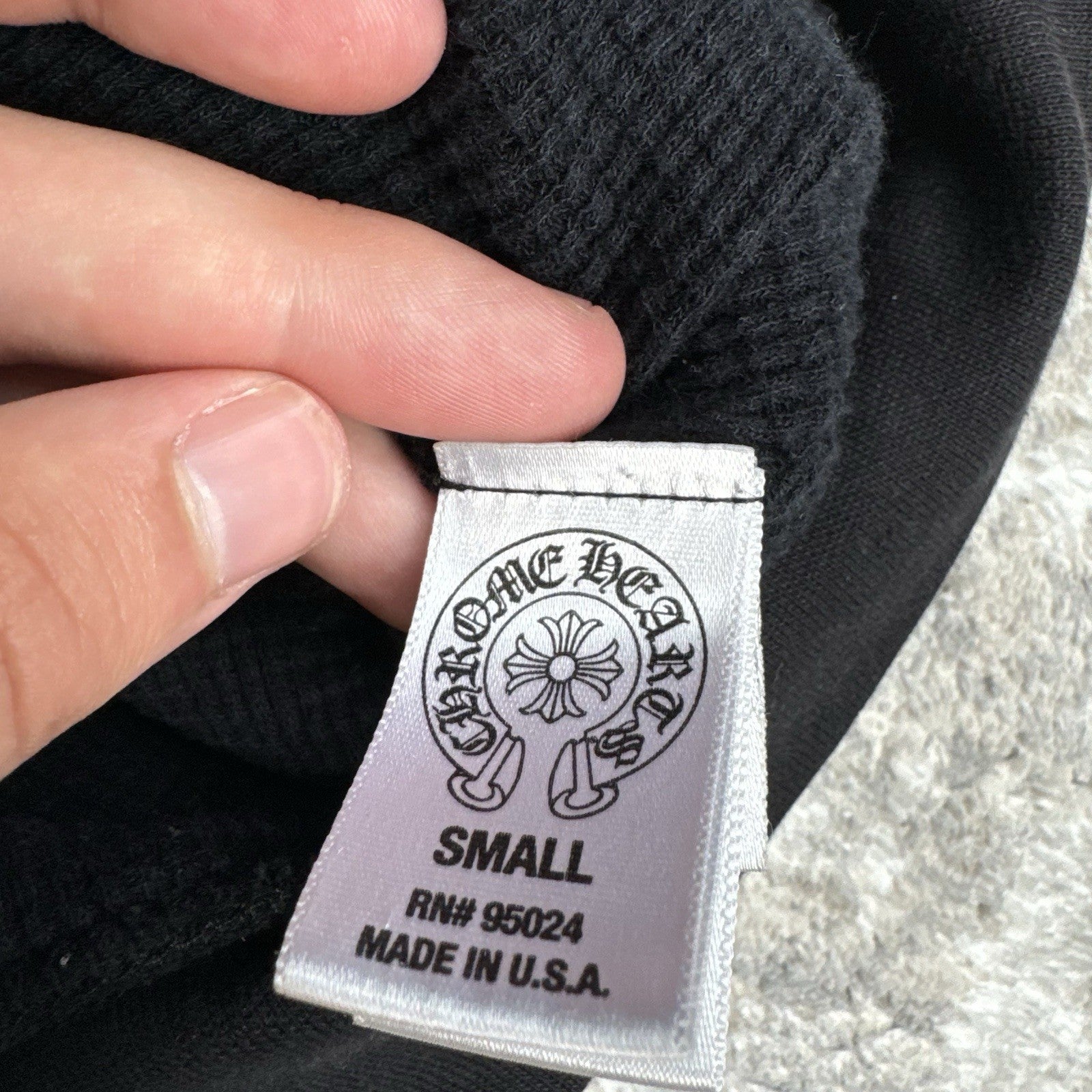 Chrome Hearts Thermal Horseshoe Dagger Zip Up Hoodie 