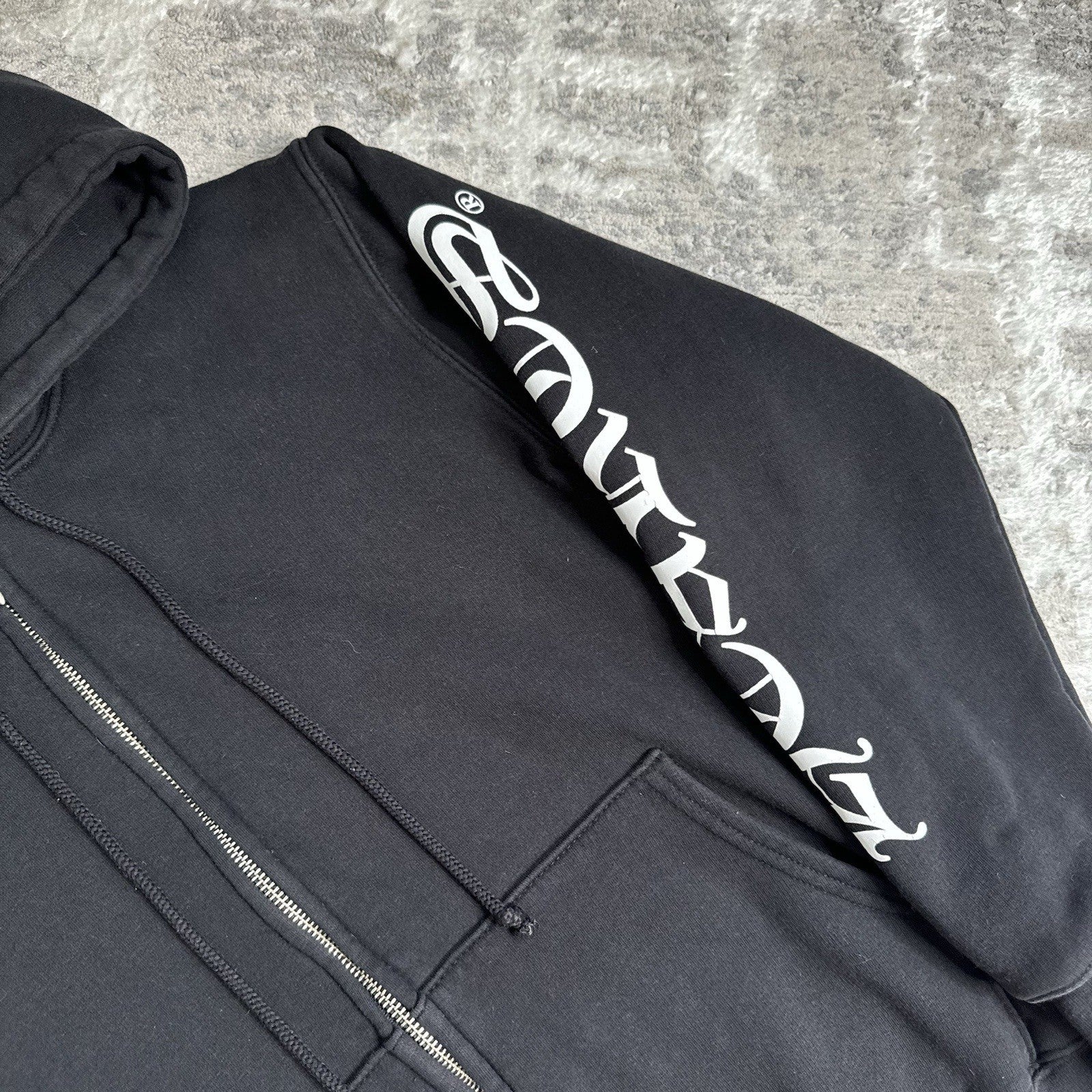 Chrome Hearts Thermal Horseshoe Dagger Zip Up Hoodie 