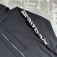 Chrome Hearts Thermal Horseshoe Dagger Zip Up Hoodie 