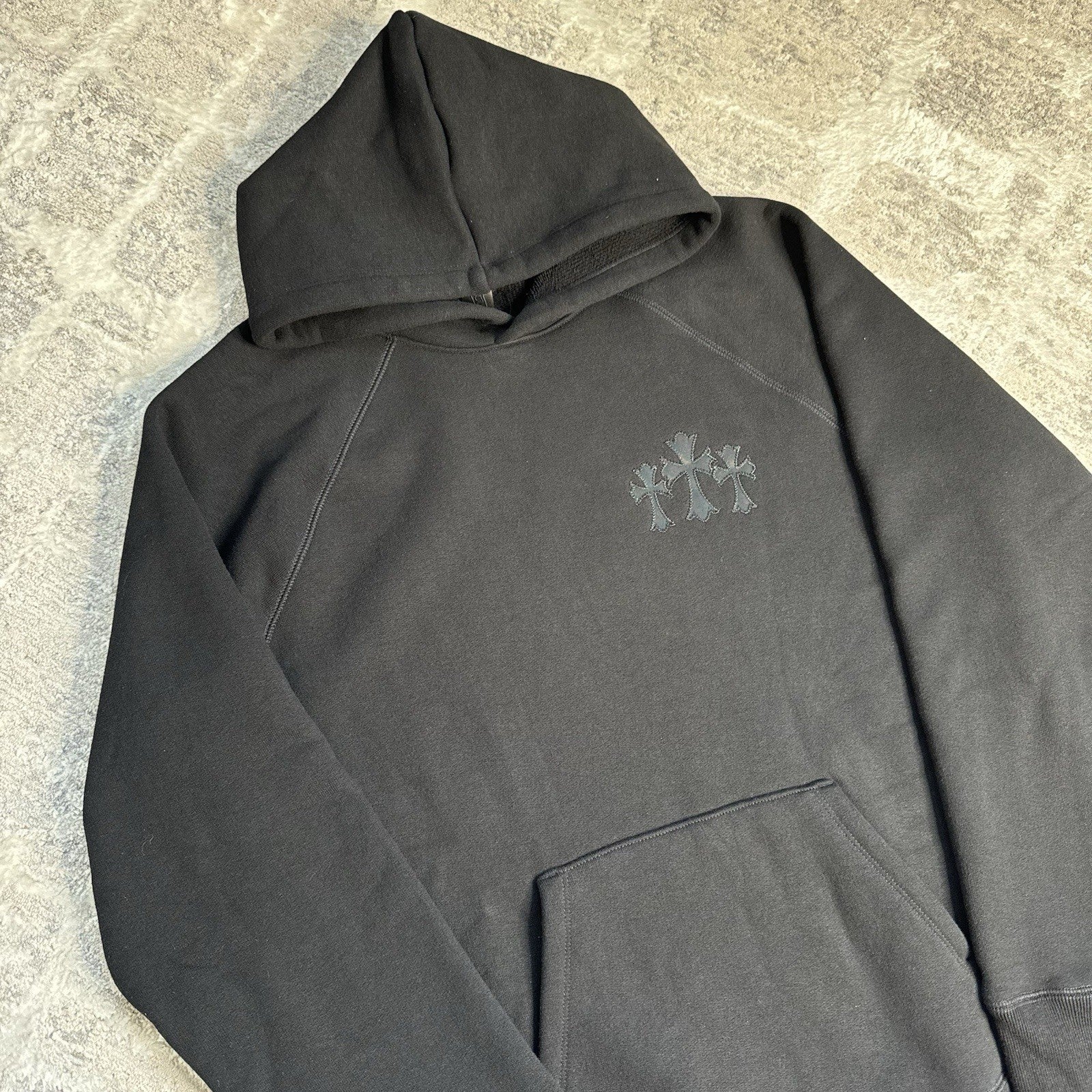 Chrome Hearts Nylon CH Triple Cross Pullover Hoodie 