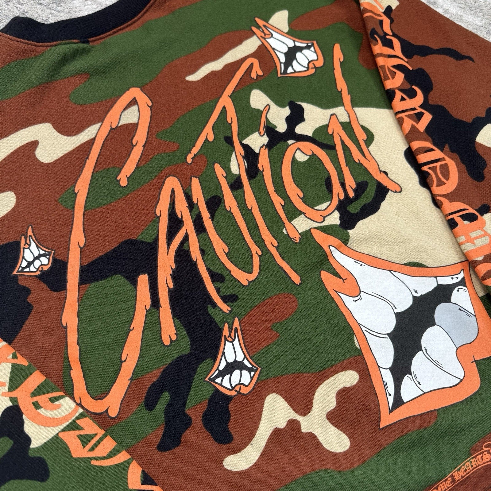 Chrome Hearts Matty Boy Caution Pullover Hoodie 