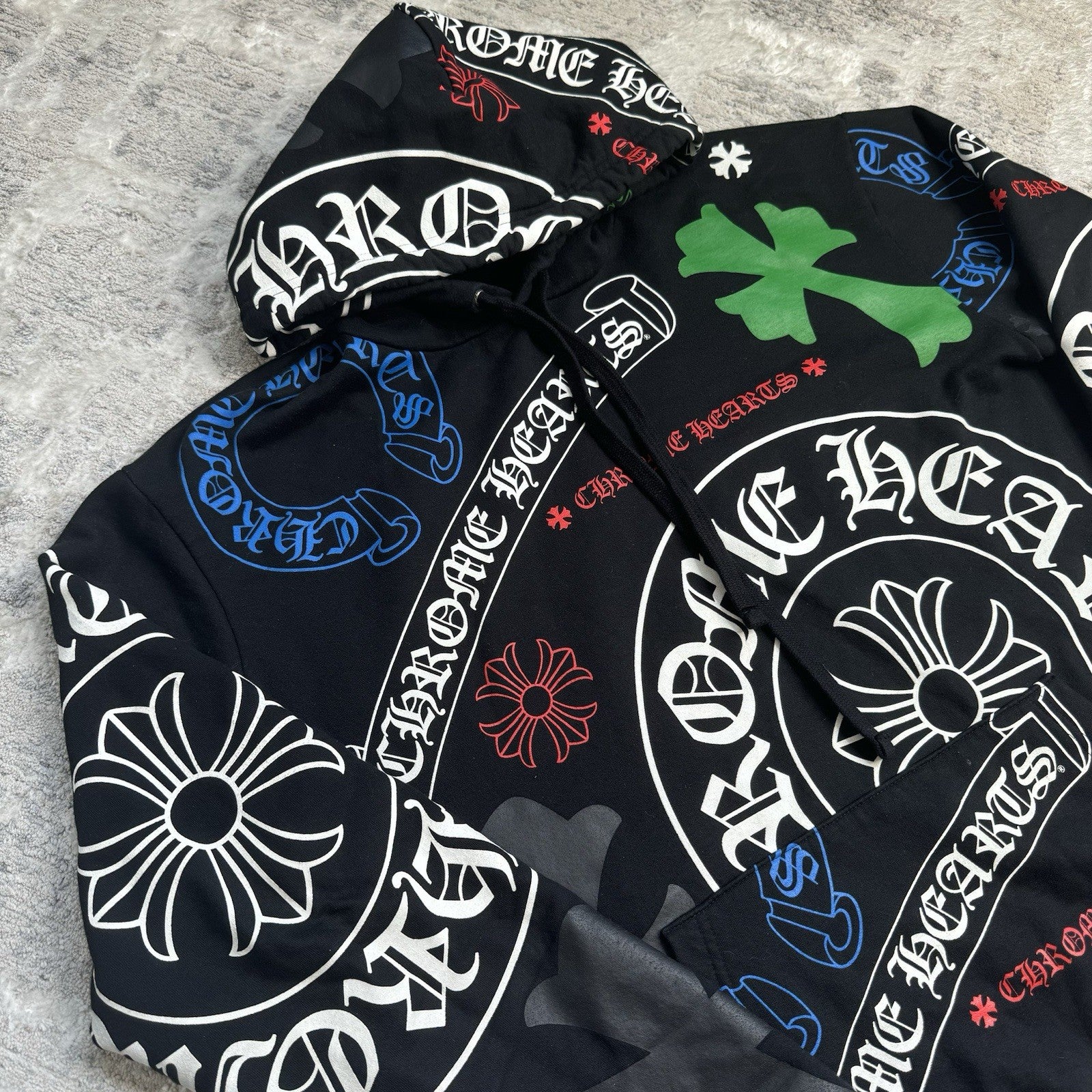 Chrome Hearts Stencil Pullover Hoodie 