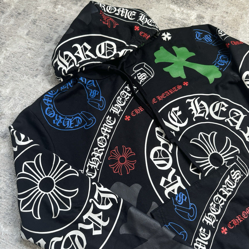 Chrome Hearts Stencil Pullover Hoodie 