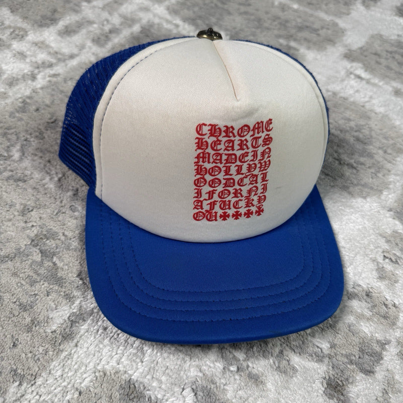 Chrome Hearts Eye Chart Trucker Hat