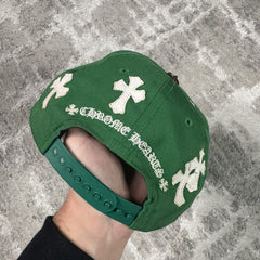 Chrome Hearts Cross Leather Patch Baseball CH Hat