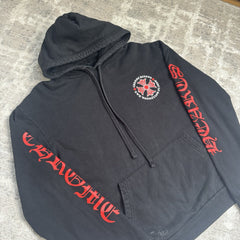 Chrome Hearts Red Plus Cross Pullover Hoodie 