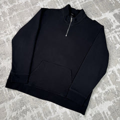 Chrome Hearts King Taco Triple Cross Embroidered Quarter Zip Up Pullover 