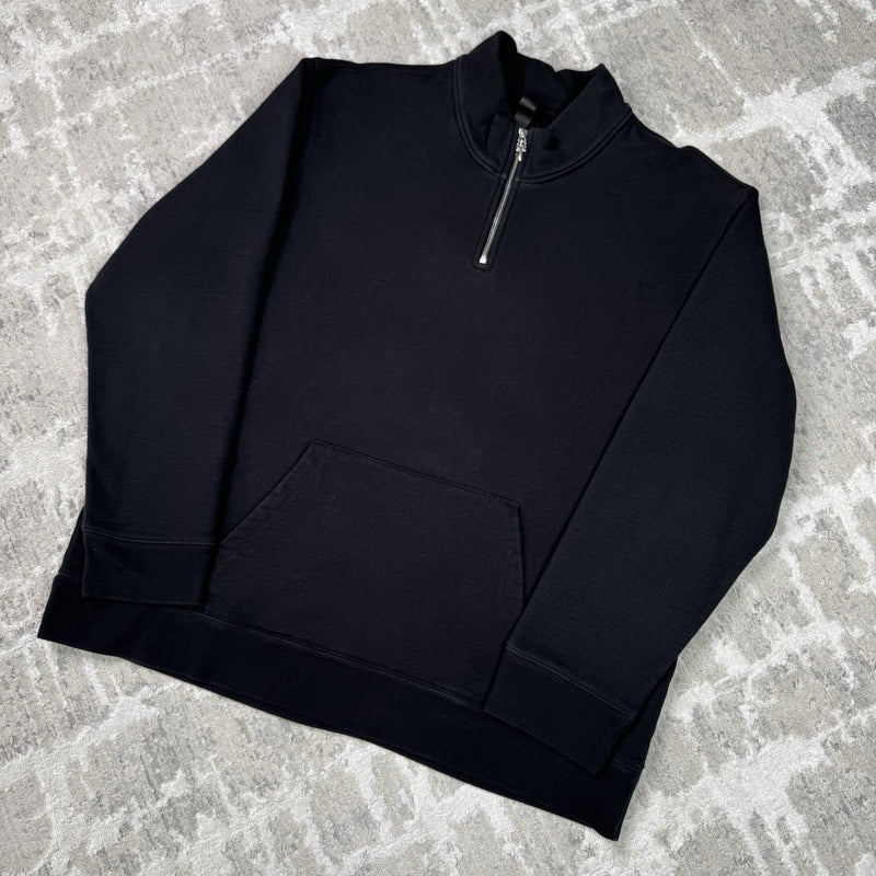 Chrome Hearts King Taco Triple Cross Embroidered Quarter Zip Up Pullover 