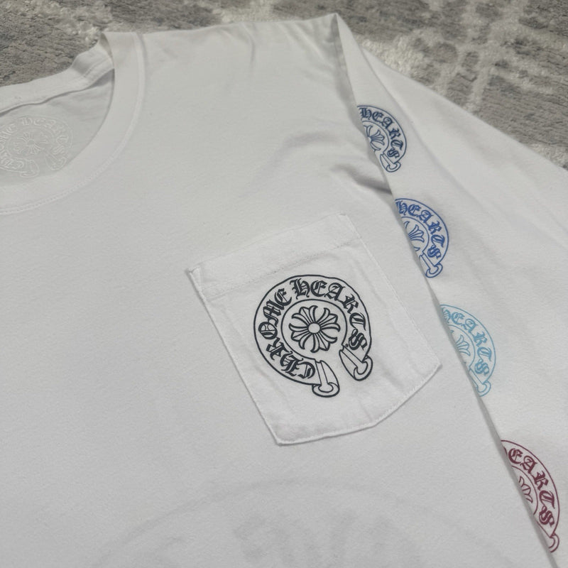 Chrome Hearts Horseshoe Multi-color Long Sleeve Tee Shirt 