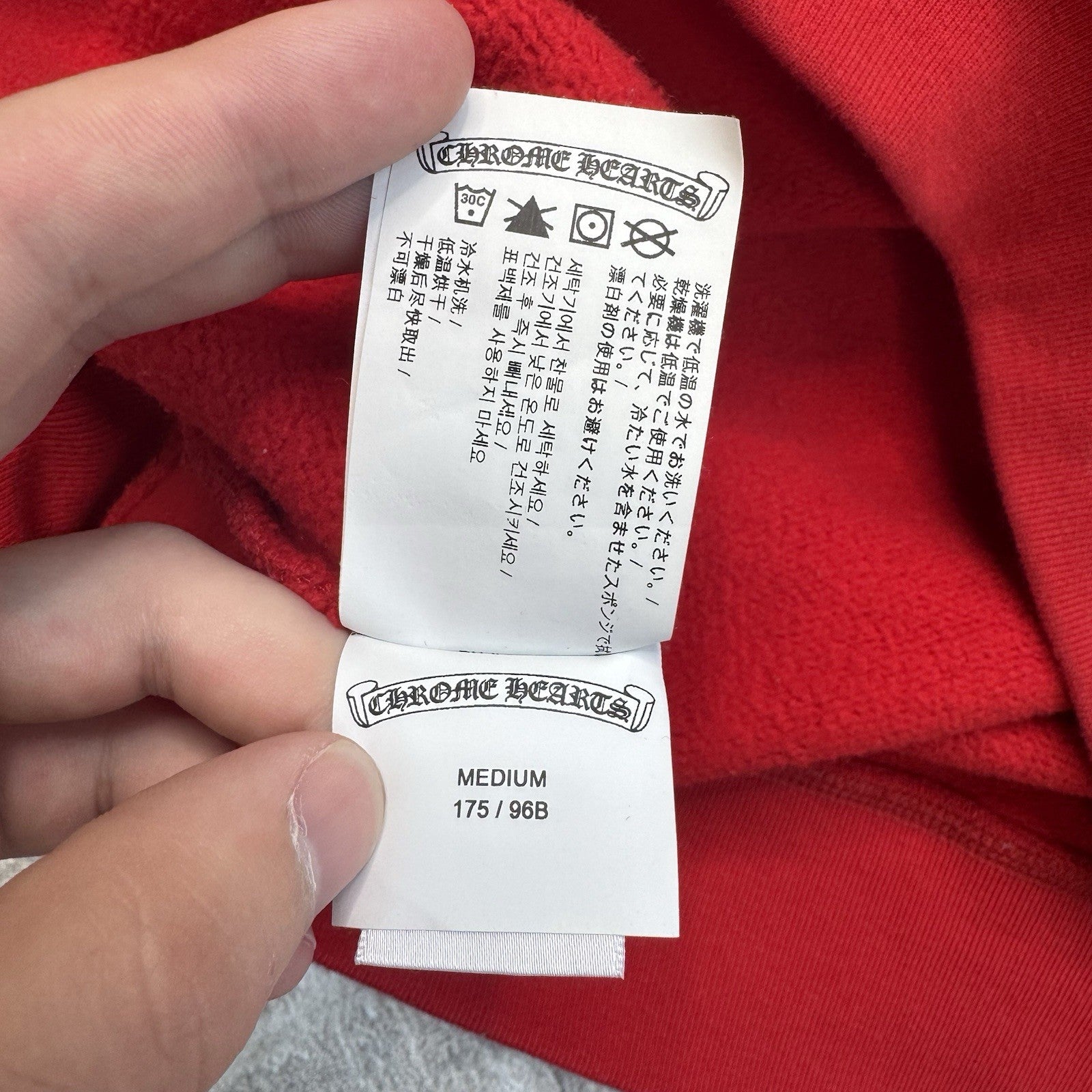 Chrome Hearts King Taco Triple Cross Embroidered Quarter Zip Pullover 