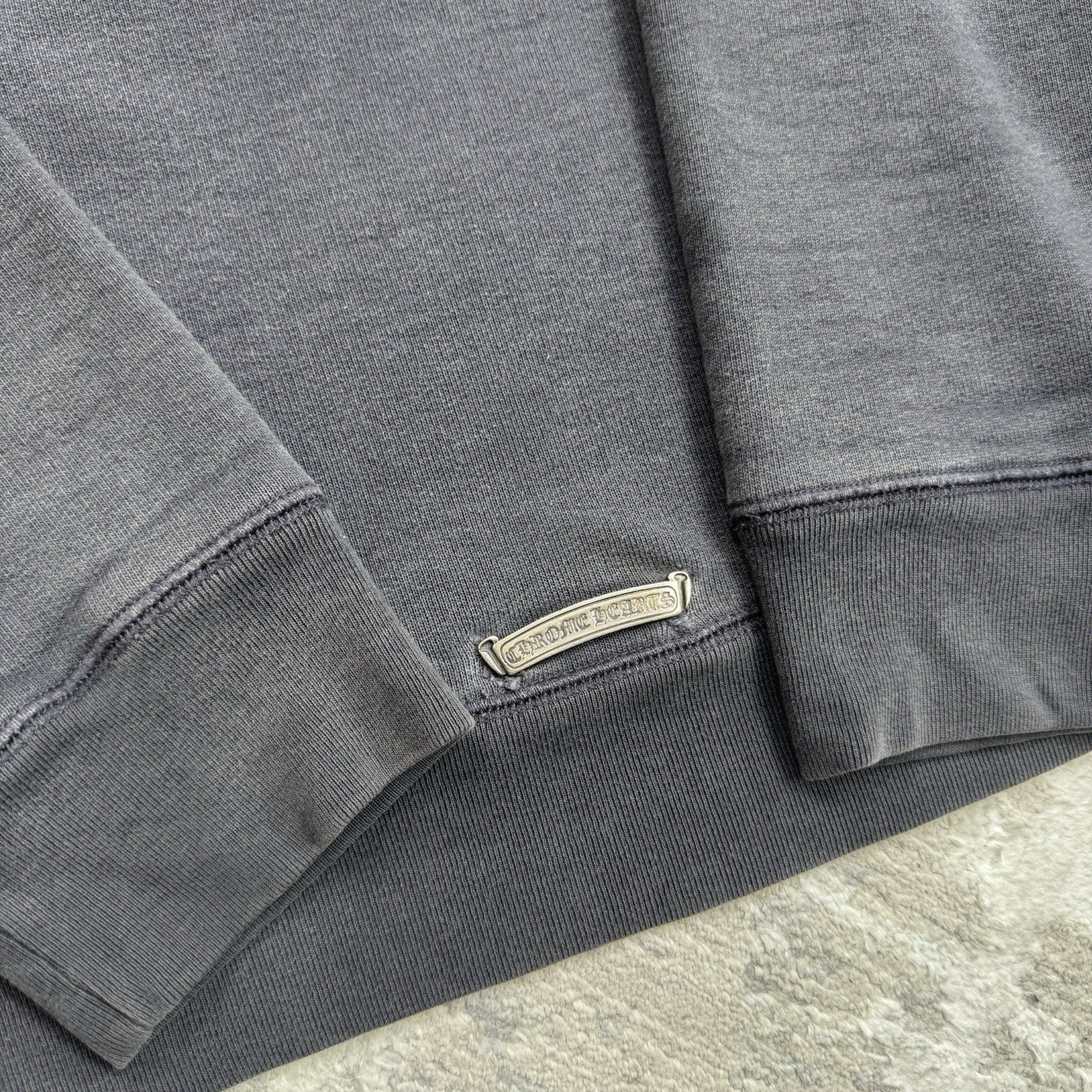 Chrome Hearts Paper Jam Leather Triple Cross Pullover Hoodie