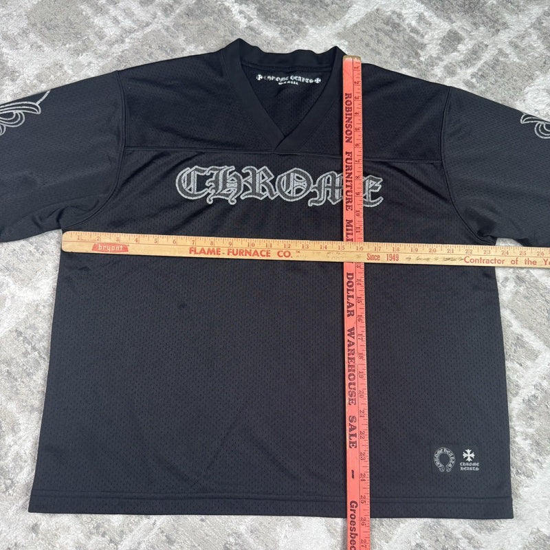 Chrome Hearts Mesh Stadium Floral Long Sleeve Jersey 