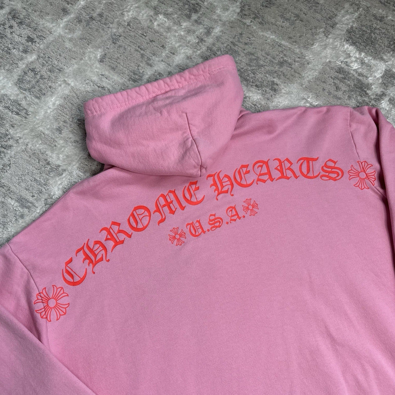 Chrome Hearts T Bar Logo Pullover Hoodie 
