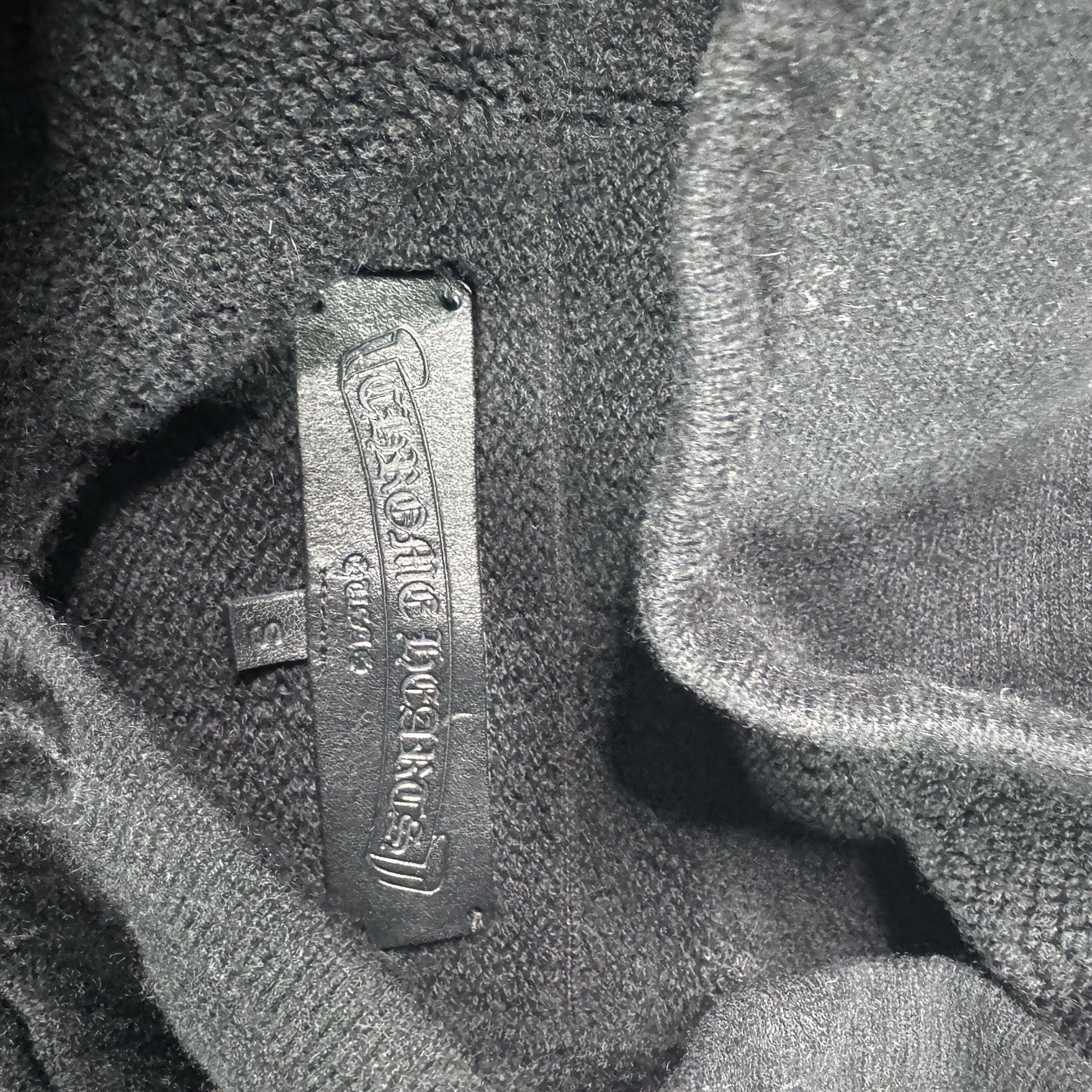 Chrome Hearts Cashmere Embroidered Sleeve Logo Pullover Hoodie 