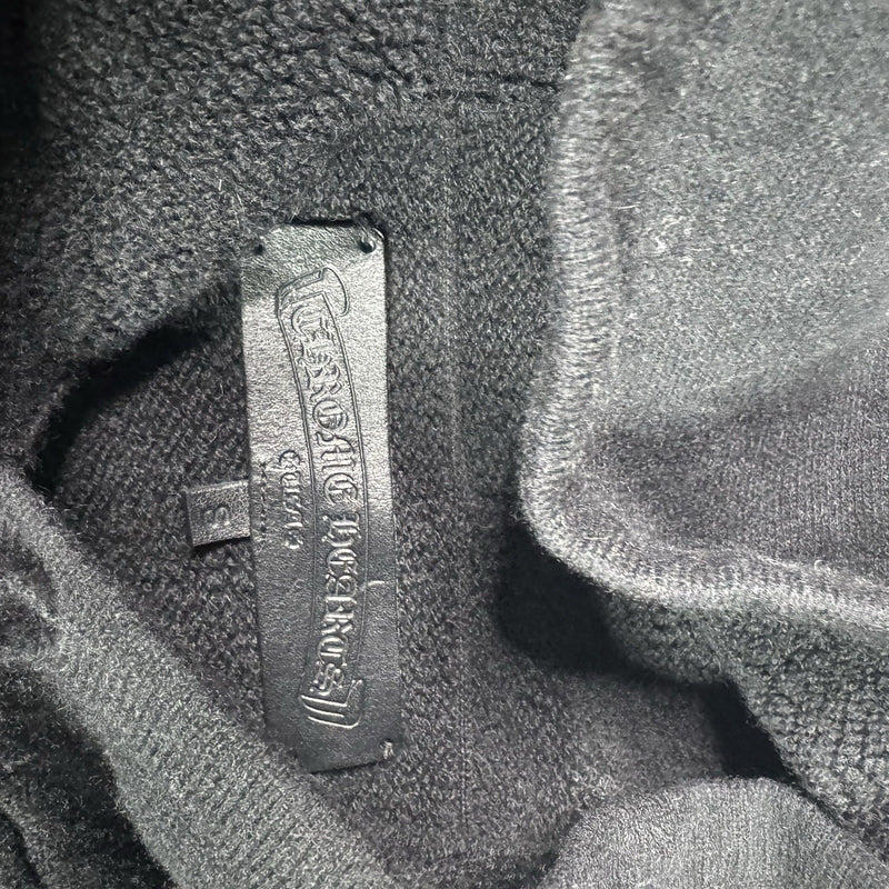 Chrome Hearts Cashmere Embroidered Sleeve Logo Pullover Hoodie 