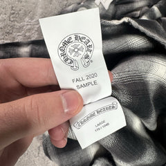 Chrome Hearts Guns N Roses Leather Button Up 