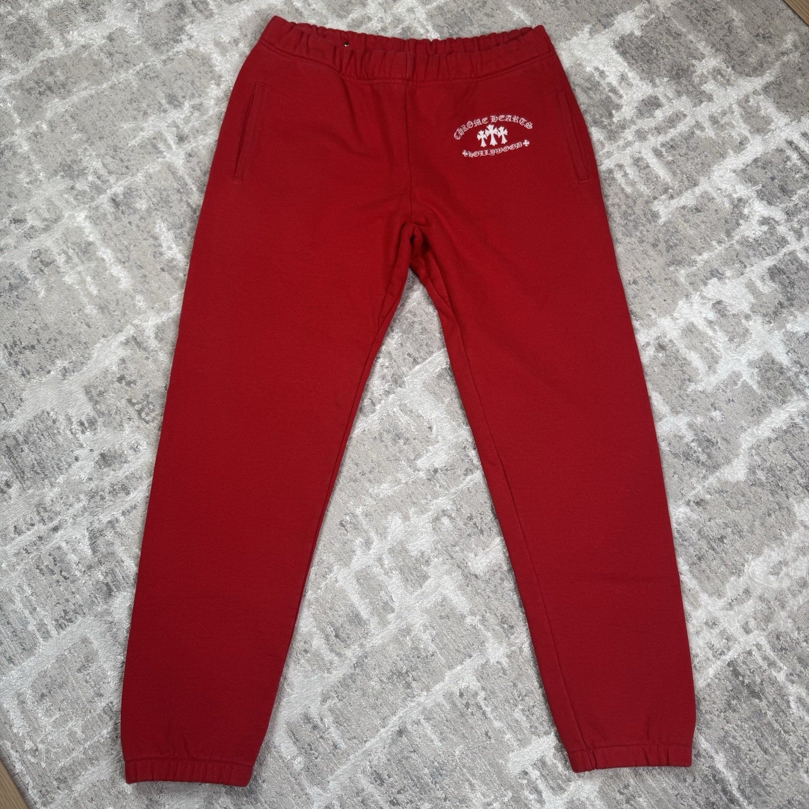 Chrome Hearts Sailin King Taco Triple Cross Embroidered Sweatpants 