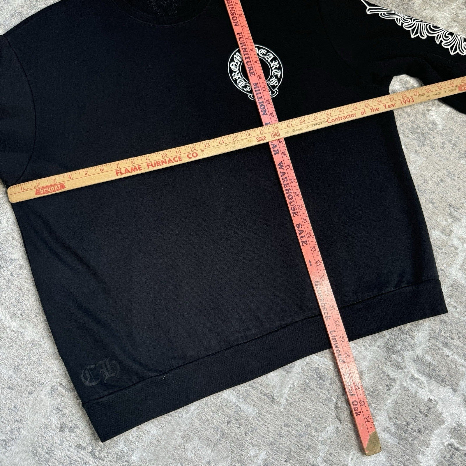 Chrome Hearts Floral Horseshoe Pullover Crewneck 