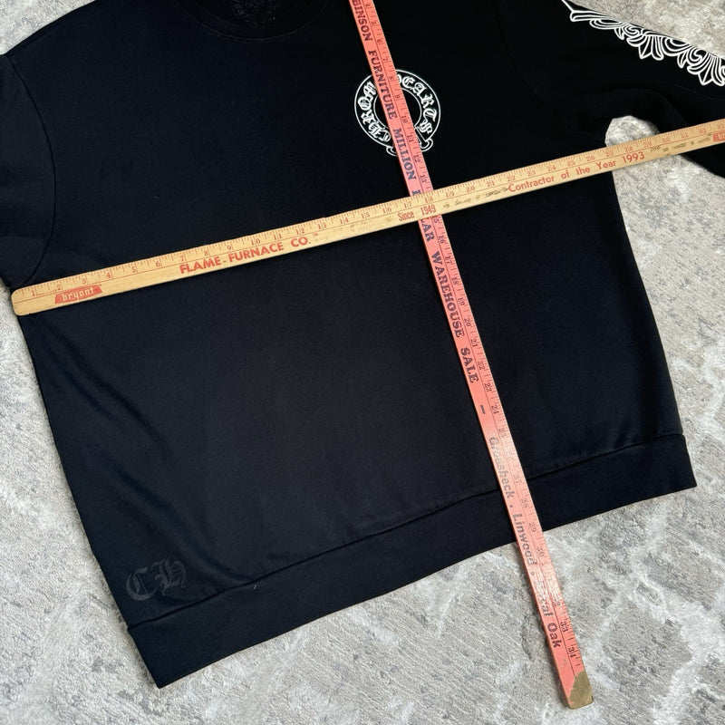 Chrome Hearts Floral Horseshoe Pullover Crewneck 