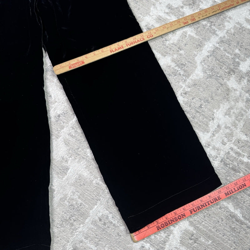 Chrome Hearts Velour Leather Track Pant 