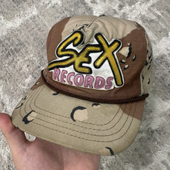 Chrome Hearts Sex Records Matty Boy Leather Patch Gunslinger Baseball Hat