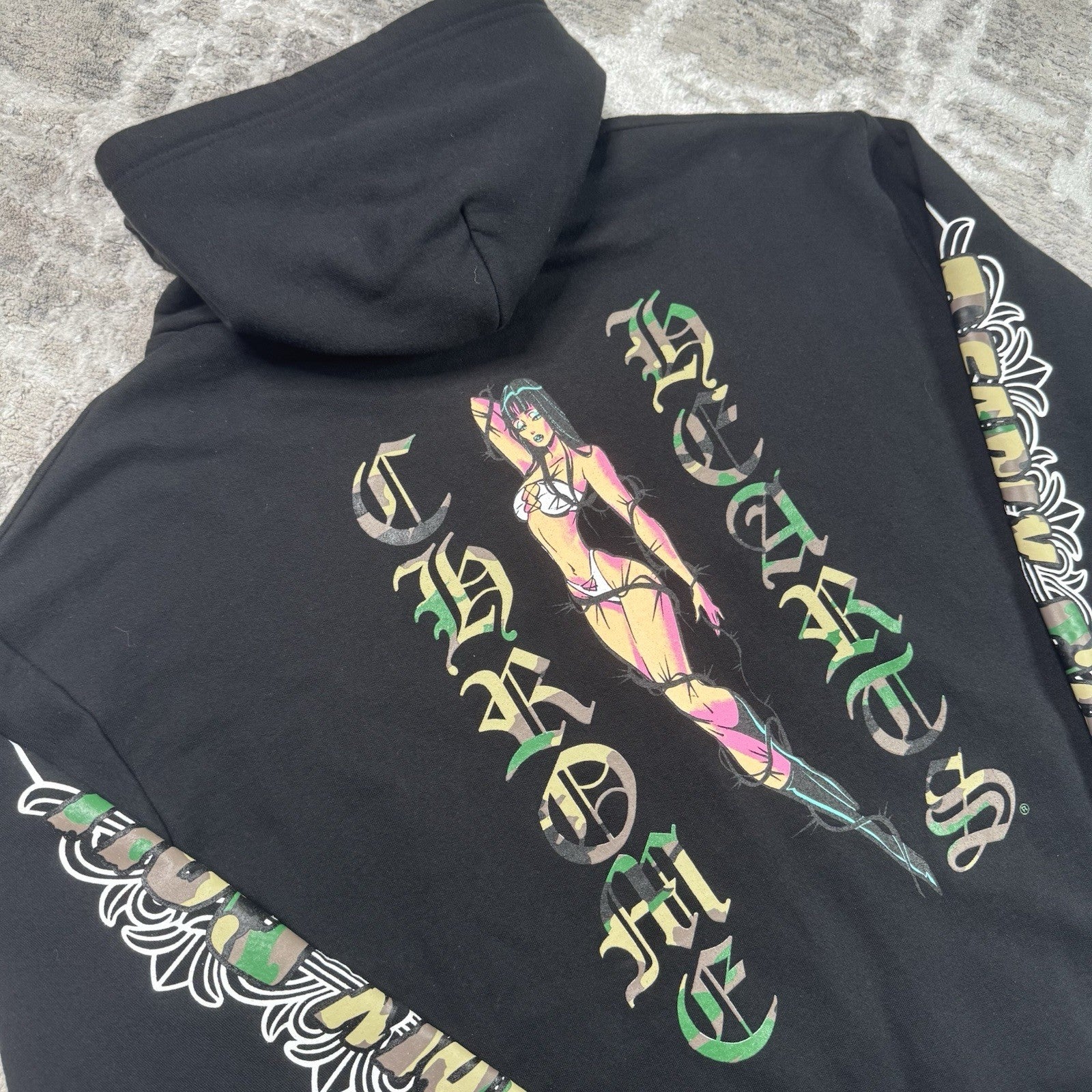 Chrome Hearts Deadly Doll Zip Up Hoodie 