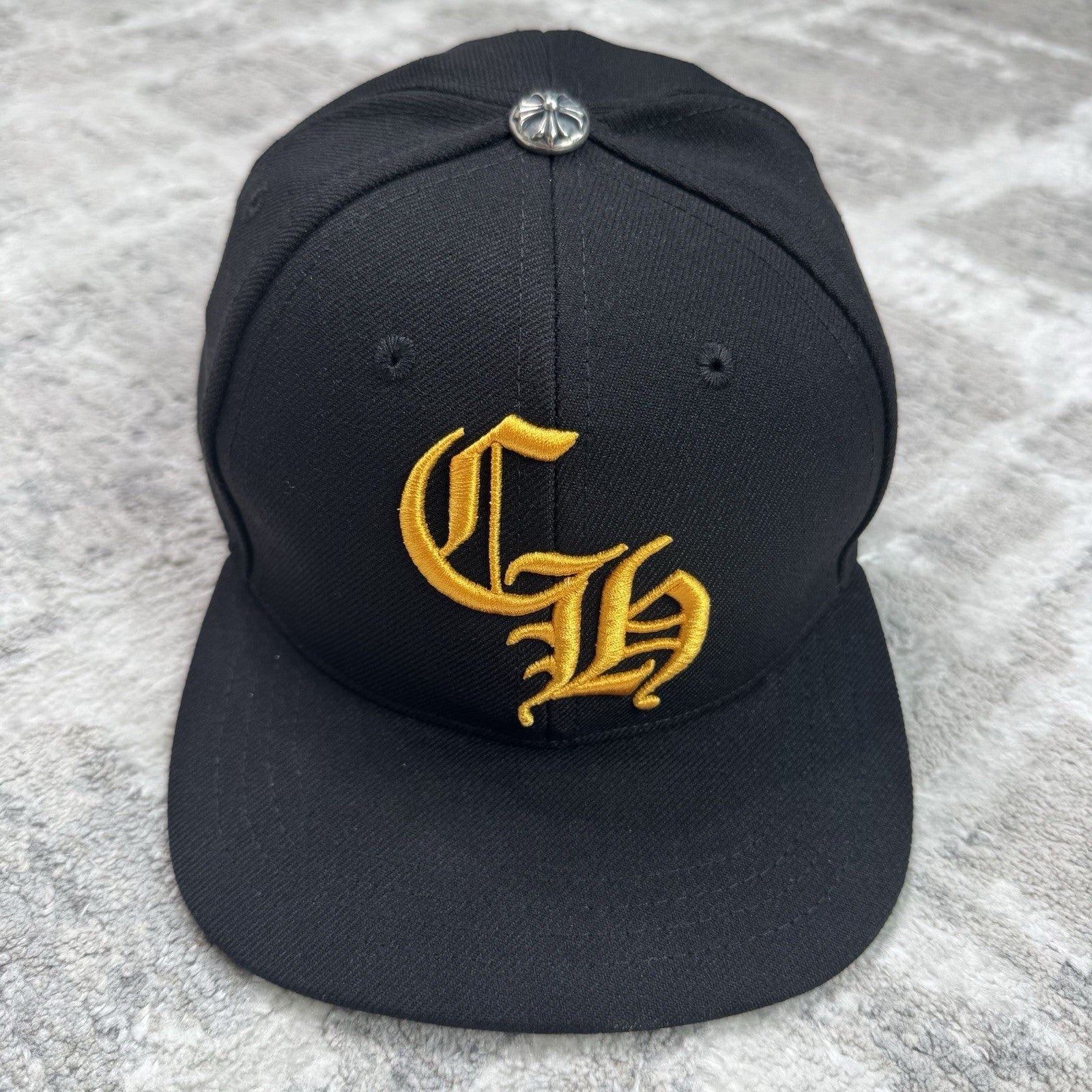 Chrome Hearts Baseball CH Hat ‘black Yellow’ 