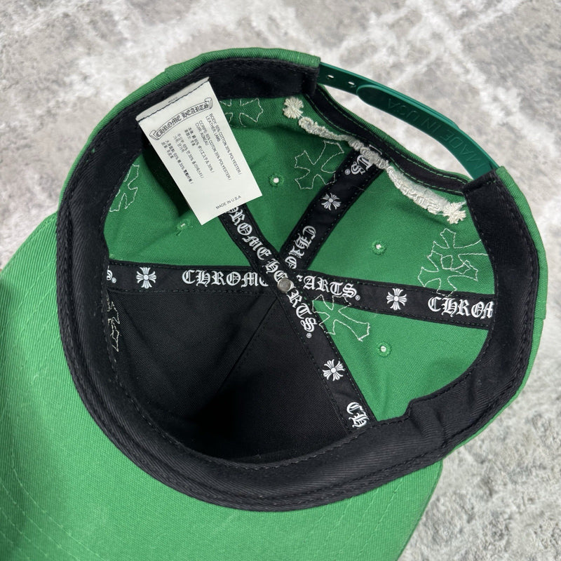 Chrome Hearts Cross Leather Patch Baseball CH Hat