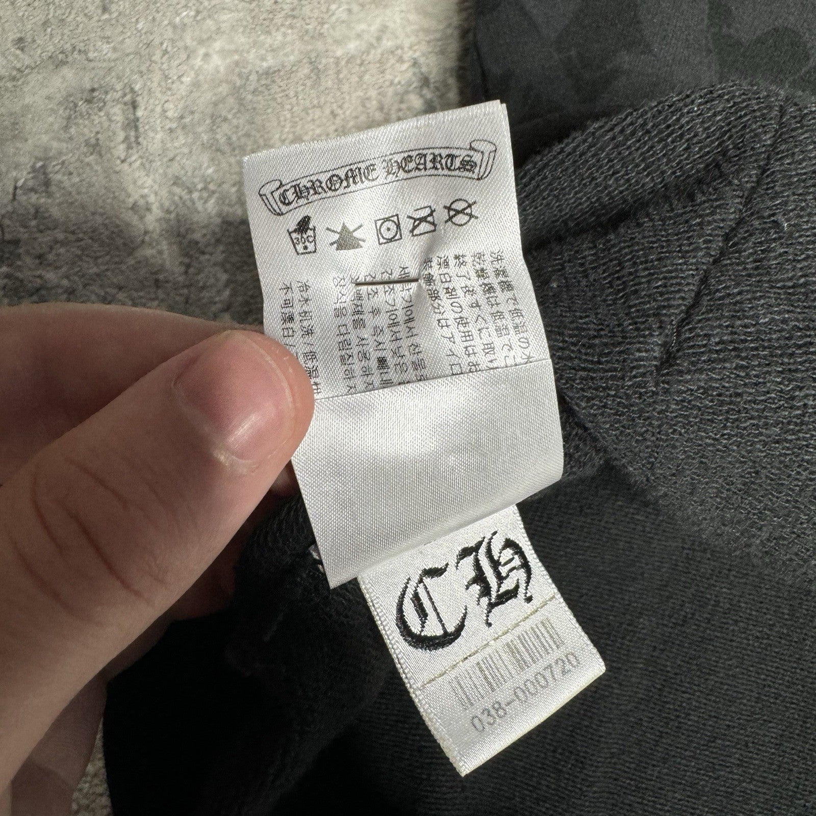 Chrome Hearts Cemetery Cross Zip Up Hoodie 