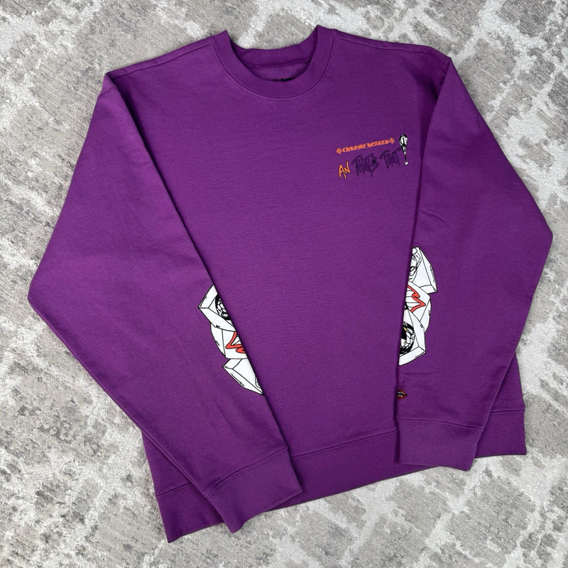 Chrome Hearts Matty Boy Want More Pullover Crewneck Sweatshirt 