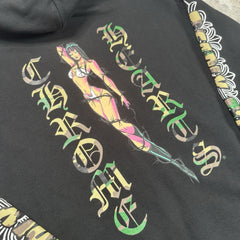 Chrome Hearts Deadly Doll Zip Up Hoodie 