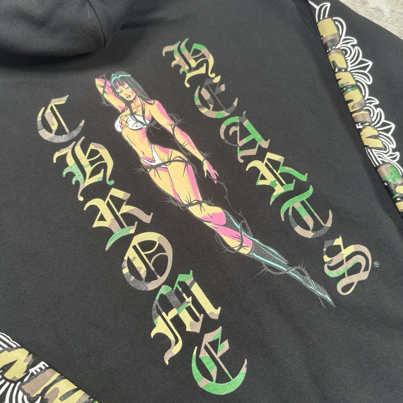 Chrome Hearts Deadly Doll Zip Up Hoodie 