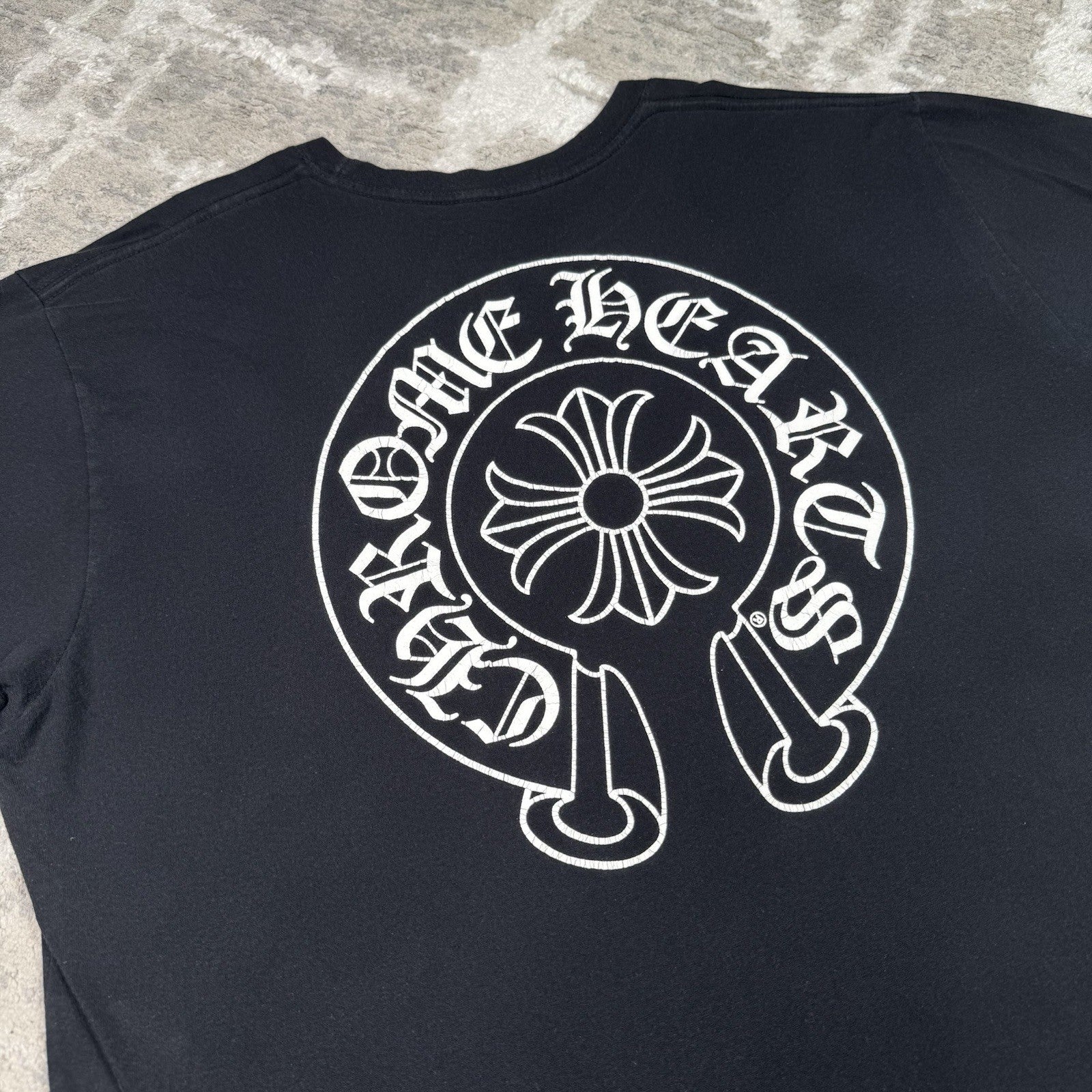 Chrome Hearts Horseshoe Short Sleeve Tee Shirt 