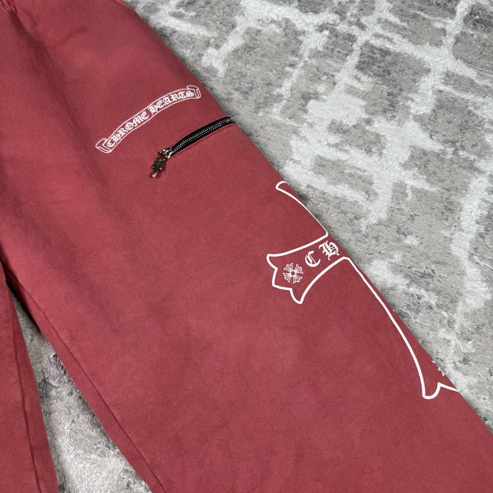 Chrome Hearts Drake CLB Cross Dagger Sweatpants 
