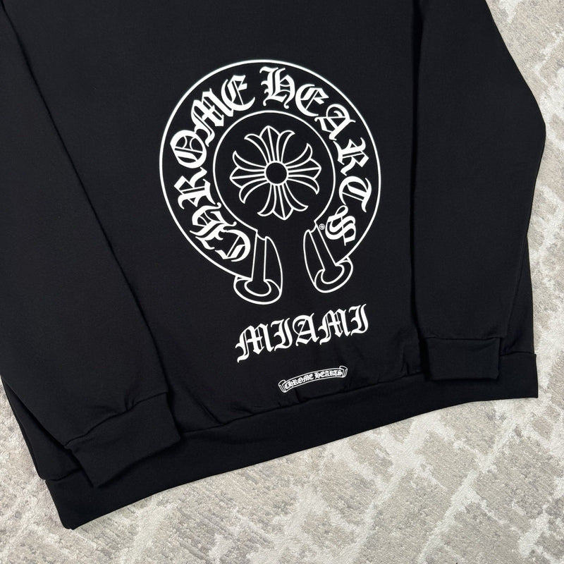 Chrome Hearts Miami Horseshoe Exclusive Pullover Hoodie 