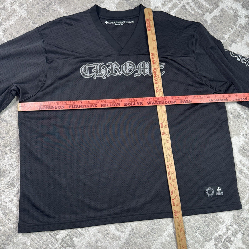 Chrome Hearts Mesh Stadium Floral Long Sleeve Jersey 