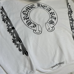 Chrome Hearts Floral Horseshoe Pullover Hoodie 