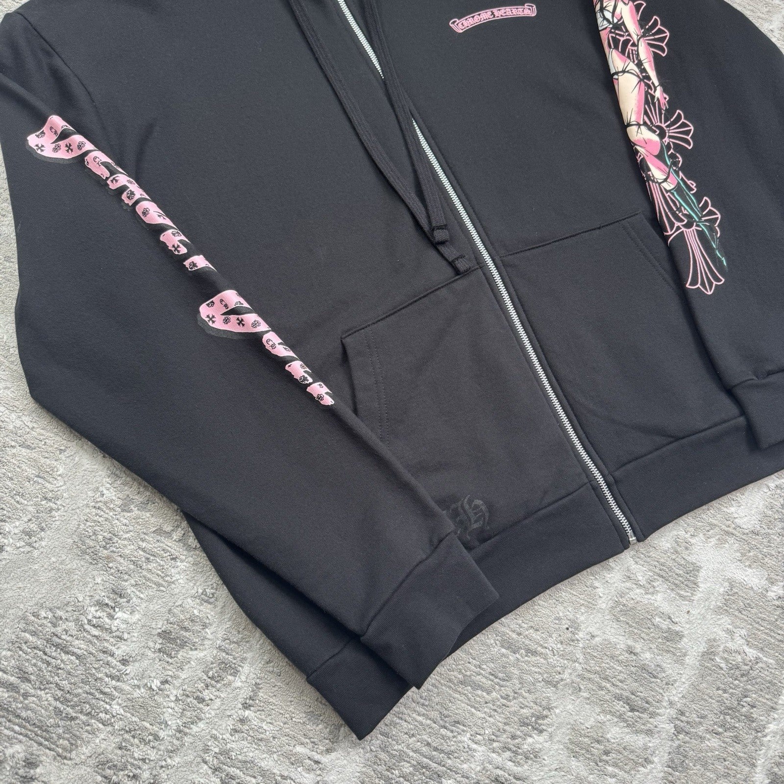 Chrome Hearts Deadly Doll Zip Up Hoodie 