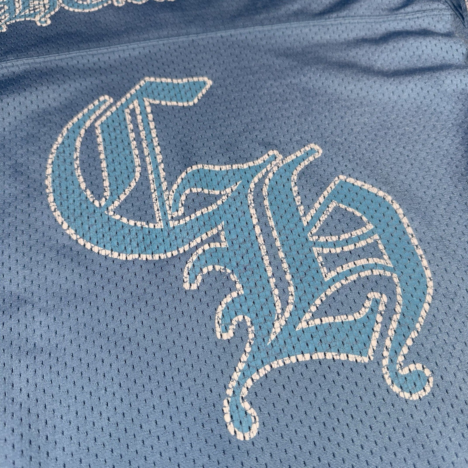 Chrome Hearts Mesh CH Stadium Floral Long Sleeve Jersey 