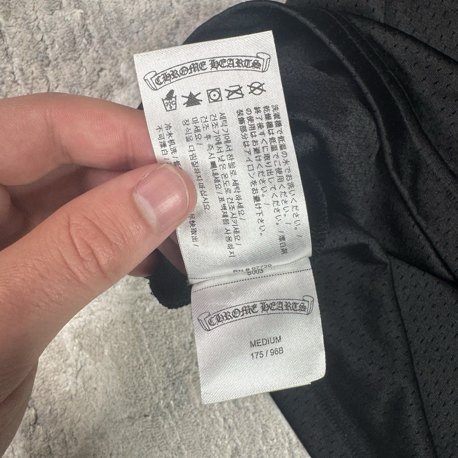 Chrome Hearts Mesh Stadium Floral Long Sleeve Jersey 