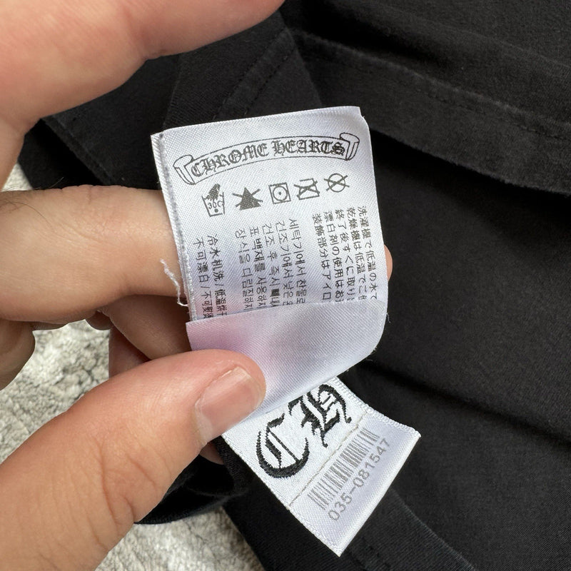 Chrome Hearts Staff Horseshoe Long Sleeve Pocket Tee Shirt 