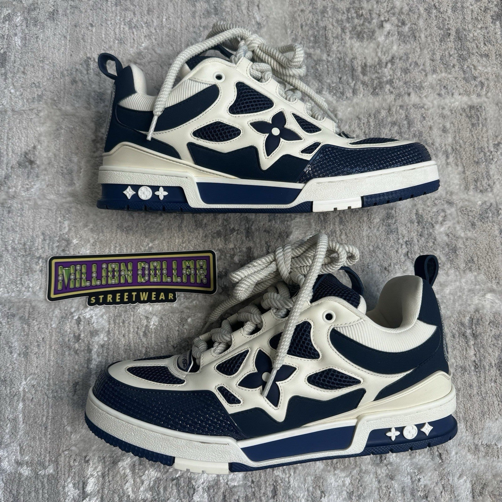 Louis Vuitton Skate Trainer Sneaker ‘marine Blue’ Sz- 8.5LV