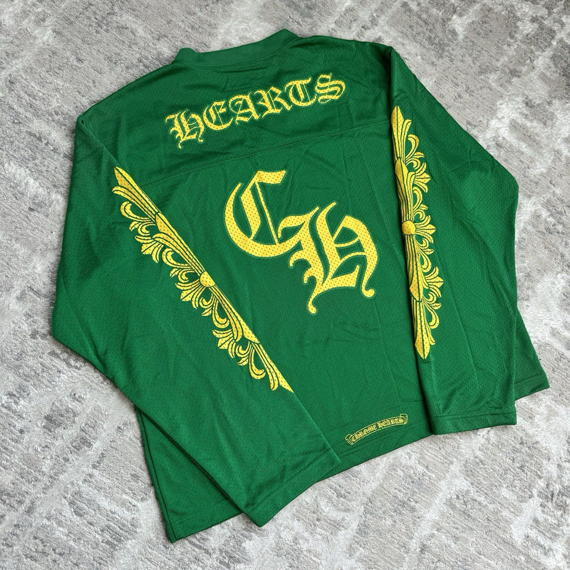 Chrome Hearts Mesh CH Long Sleeve Jersey 