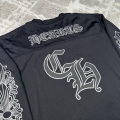 Chrome Hearts Mesh Stadium Floral Long Sleeve Jersey 