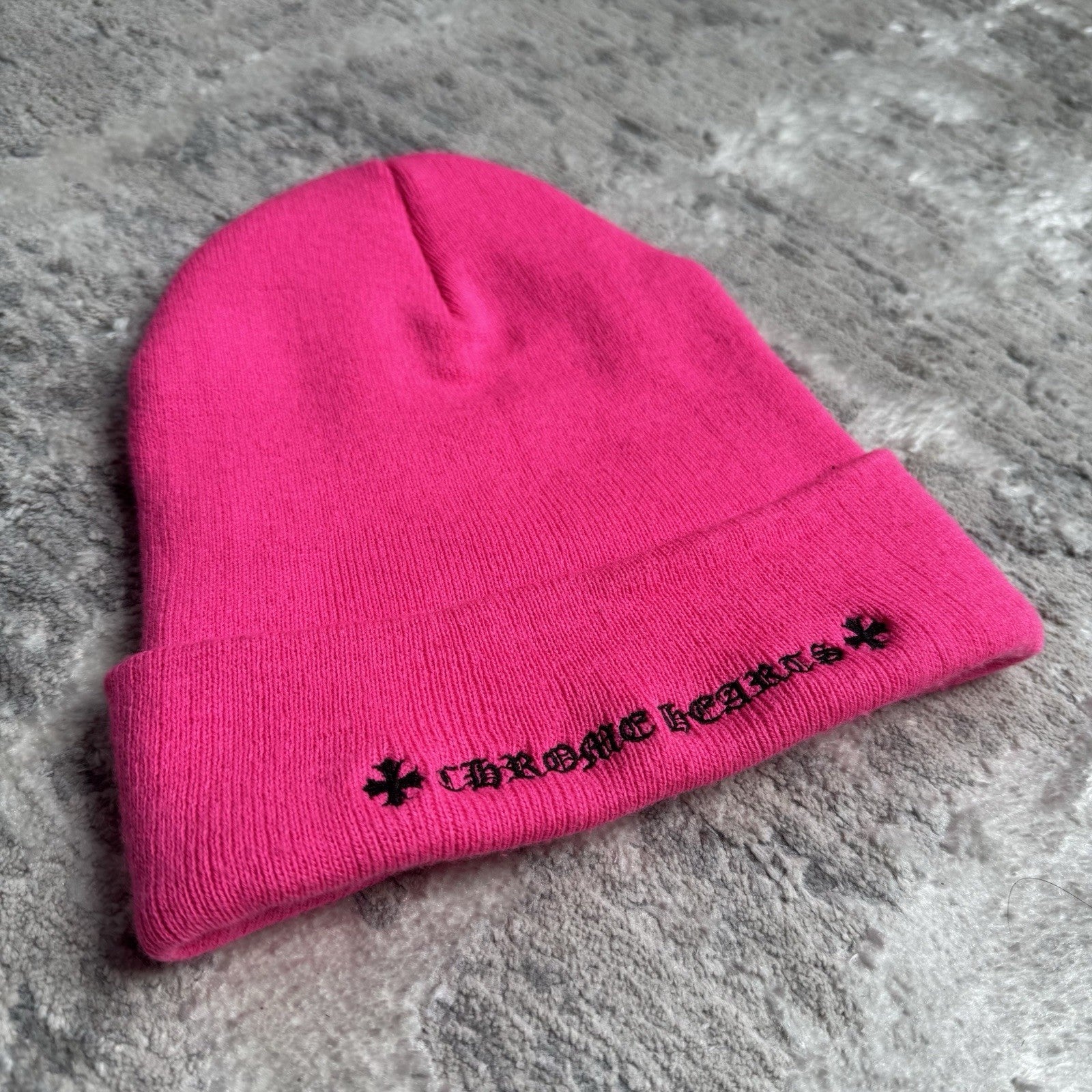 Chrome Hearts CH Embroidered Logo Beanie Hat