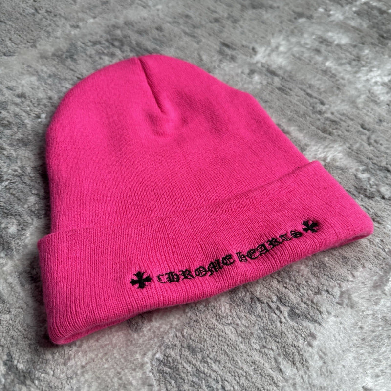 Chrome Hearts CH Embroidered Logo Beanie Hat